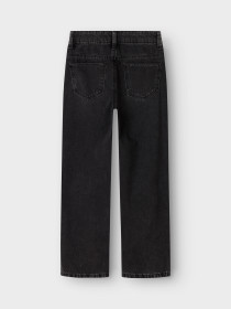 NAME IT High Waist Straight Jeans Rose Black Denim