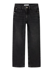 NAME IT High Waist Straight Jeans Rose Black Denim