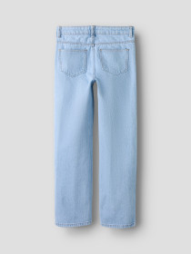 NAME IT High Waist Straight Jeans Rose Light Blue Denim
