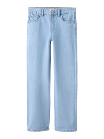 NAME IT High Waist Straight Jeans Rose Light Blue Denim