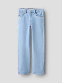 NAME IT High Waist Straight Jeans Rose Light Blue Denim