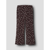 NAME IT Bukser Rib Vemia Chocolate Plum Small Dots