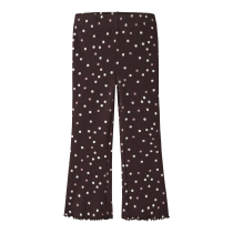 NAME IT Bukser Rib Vemia Chocolate Plum Small Dots