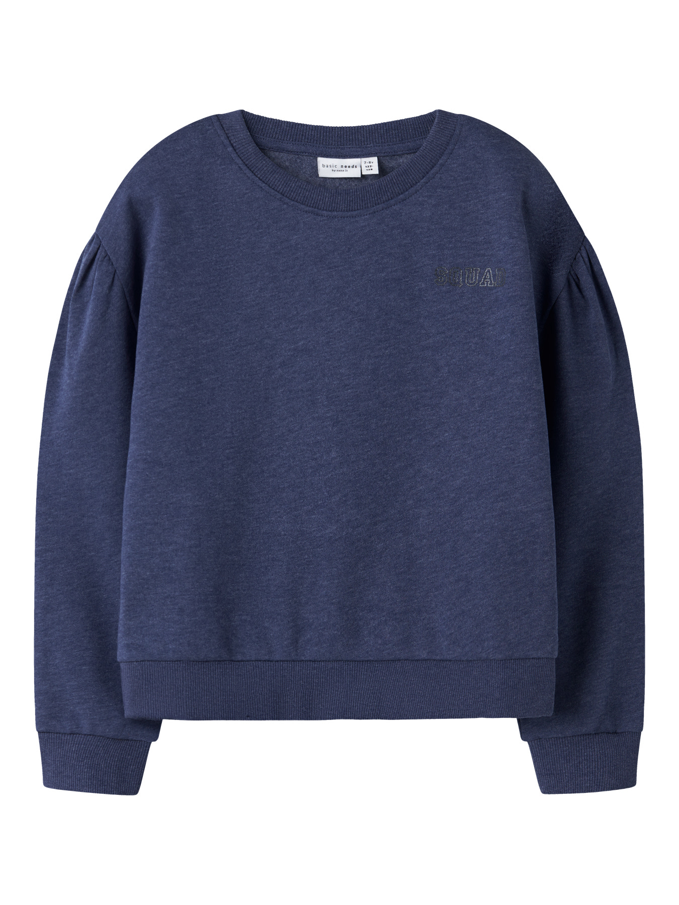 NAME IT Kort Sweatshirt Vima Blueprint Squad Blue