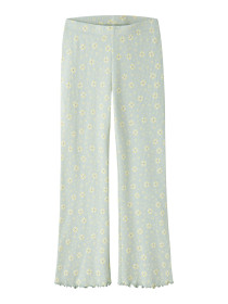 NAME IT Bukser Vemia Pale Aqua Flowers