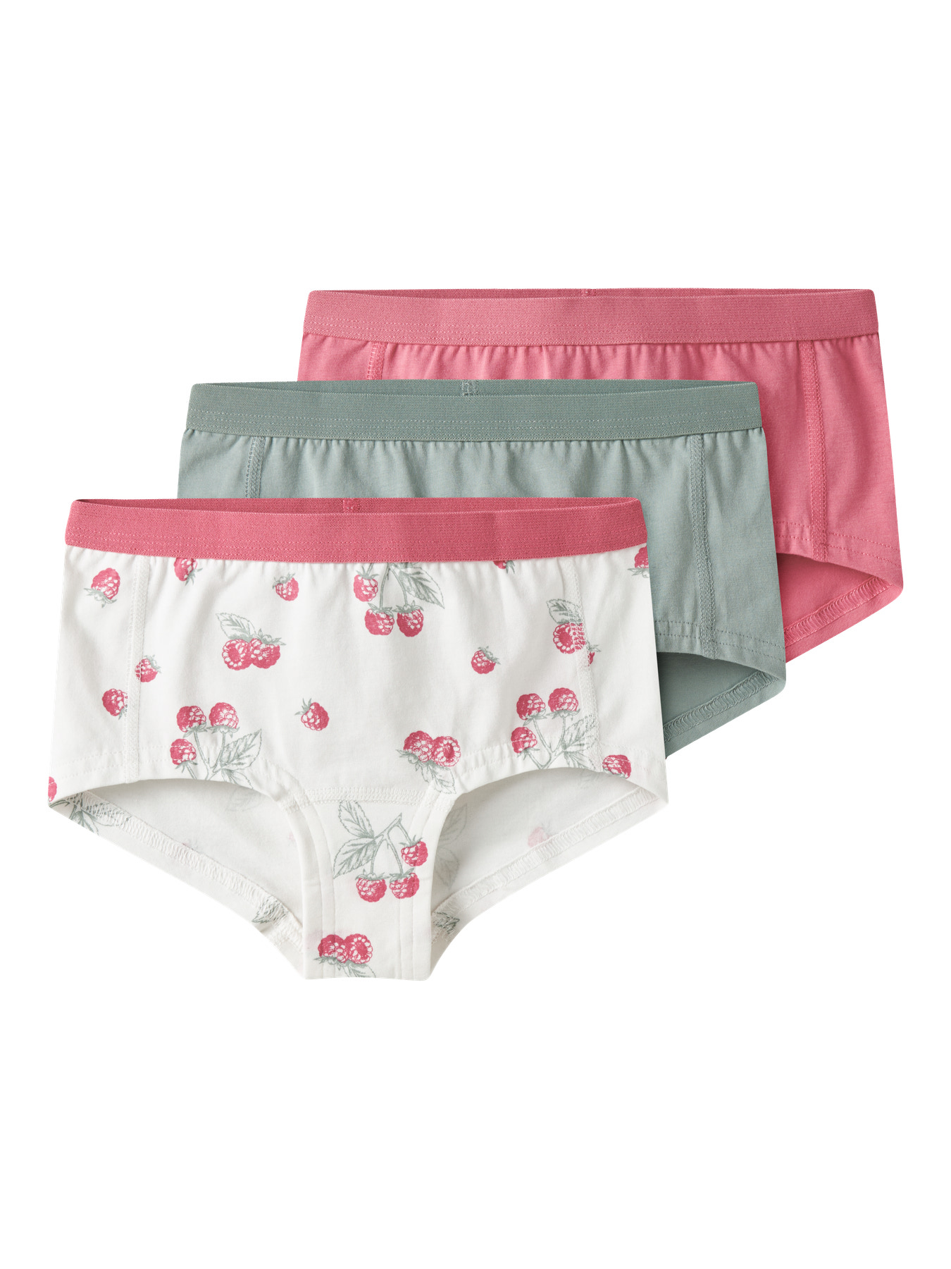 NAME IT 3-Pak Hipster Raspberry Cloud Dancer