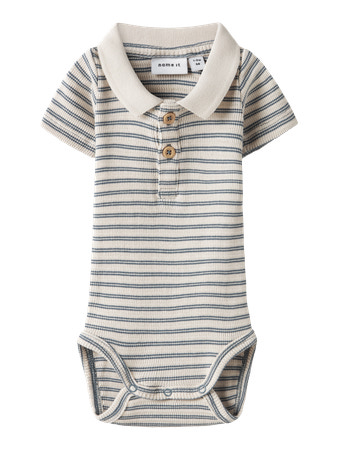 NAME IT Polo Body Jerimiah Blue Mirage