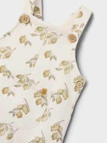 LIL ATELIER Sweat Overalls Jobo Turtledove Lemons