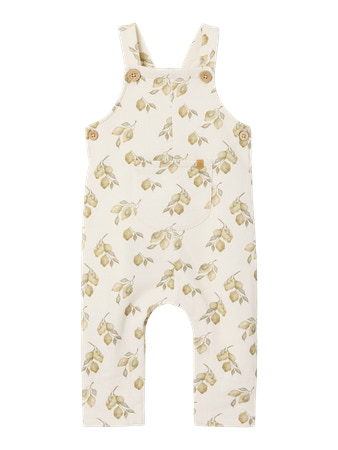 LIL ATELIER Sweat Overalls Jobo Turtledove Lemons