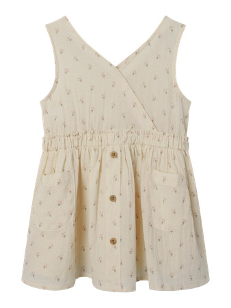 LIL ATELIER Spencer Kjole Noanna Turtledove Flowers