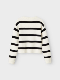 NAME IT Striktrøje Vnilla Cloud Dancer