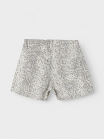 NAME IT High Waist Twill Shorts Rose Tofu Snake