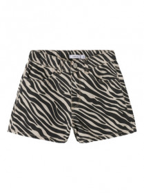 NAME IT High Waist Twill Shorts Rose Cement Zebra