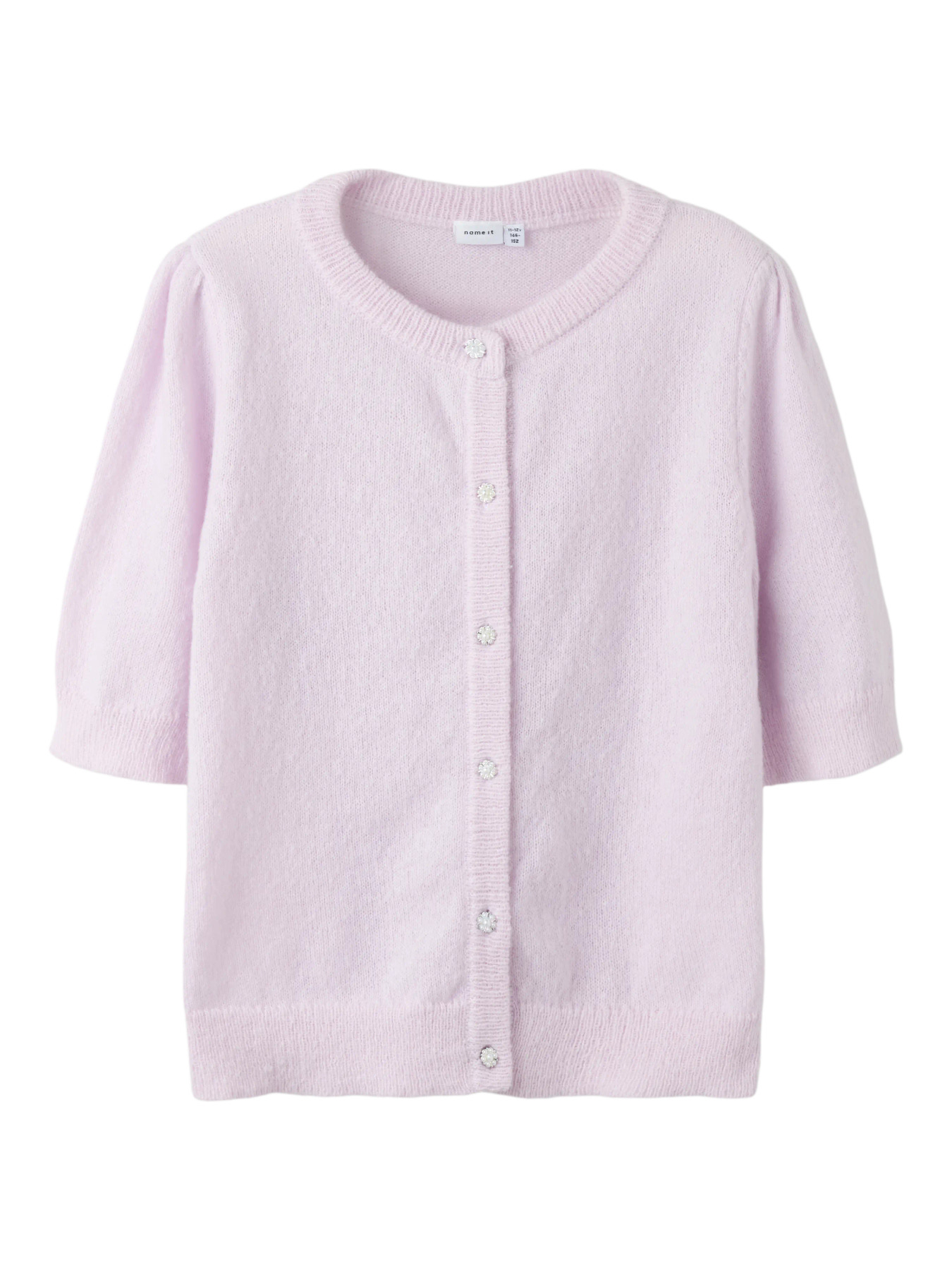 Name It Cardigan - Strik - NbfNabeth - Lavender Fog