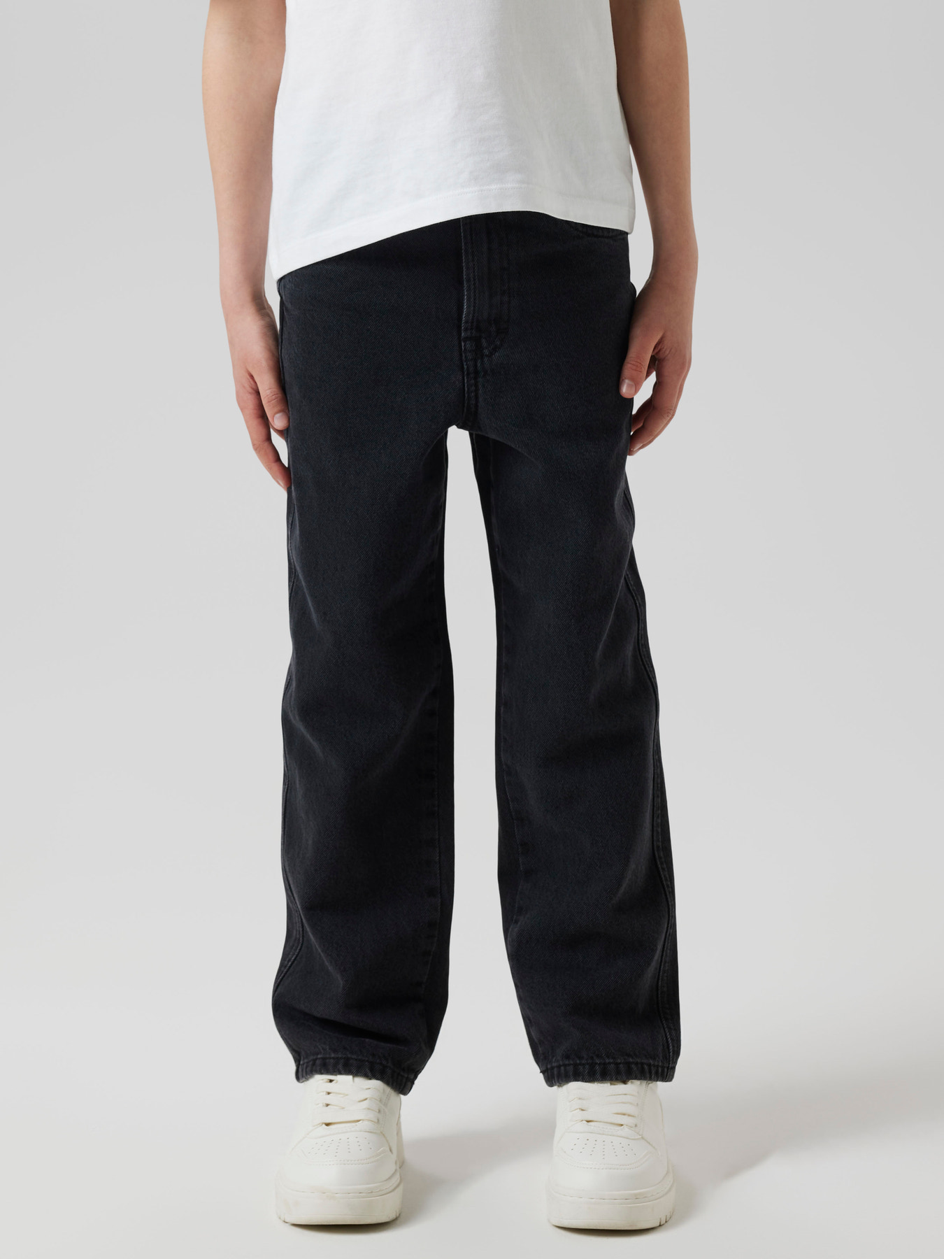 NAME IT Loose Jeans Ryan Black Denim Washed
