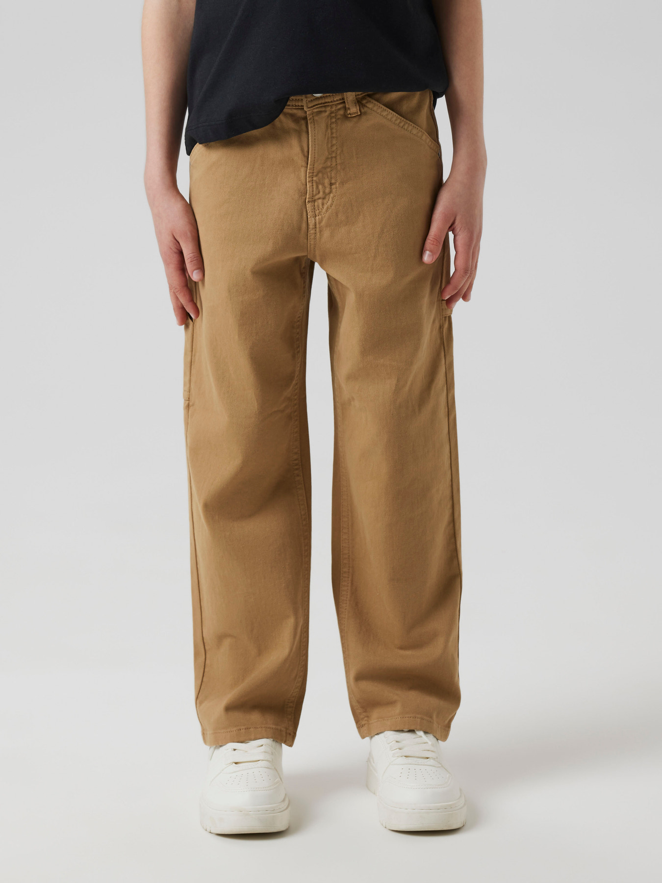 NAME IT Twill Bukser Ryan Straight Kelp