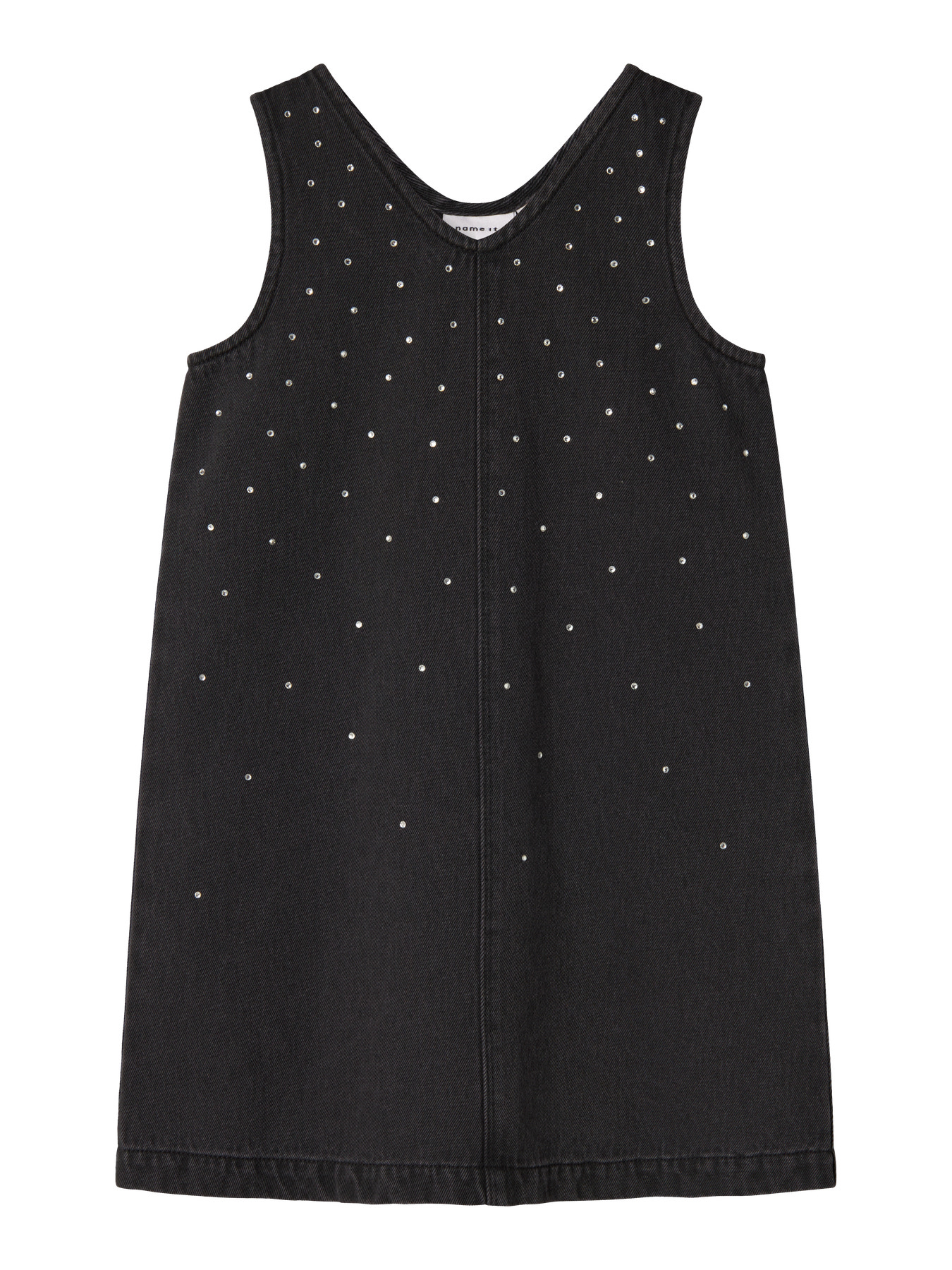 NAME IT Spencer Kjole Monala Loose Dark Grey Denim