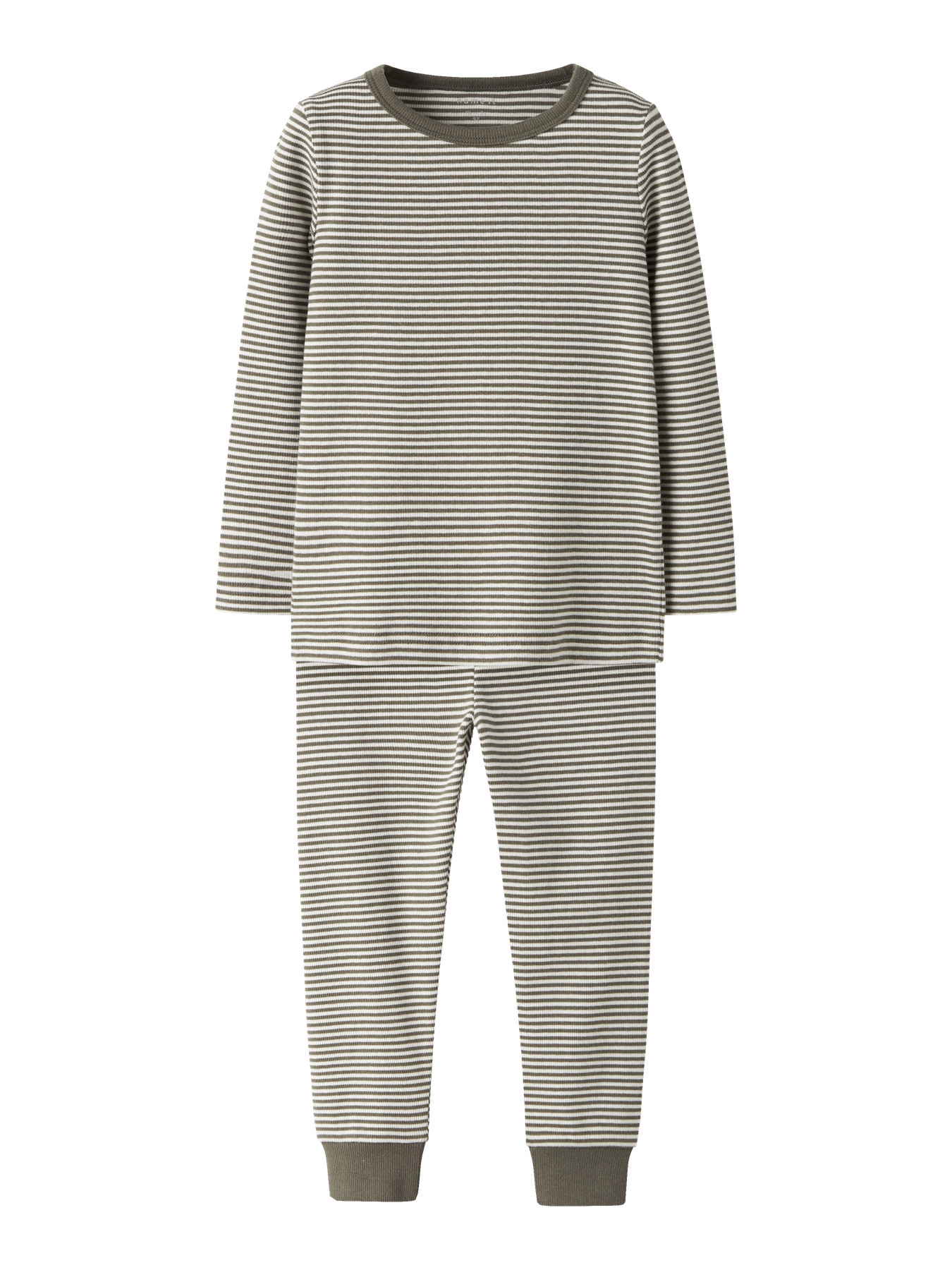 NAME IT Rib Natsæt Dusty Olive