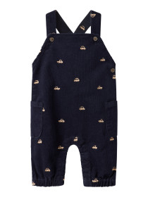NAME IT Overall Fløjls Ron Navy Blazer