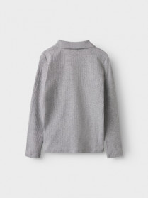 NAME IT Polo Bluse Dusa Grey Melange