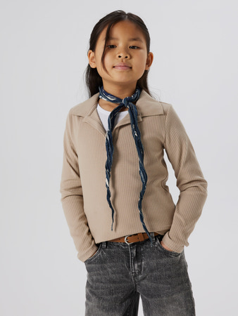 NAME IT Polo Bluse Dusa Pure Cashmere