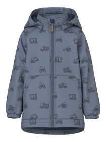 NAME IT Magisk Softshell Jakke Alfa08 Flint Stone