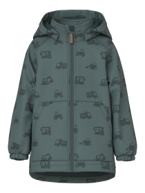 NAME IT Magisk Softshell Jakke Alfa08 Balsam Green