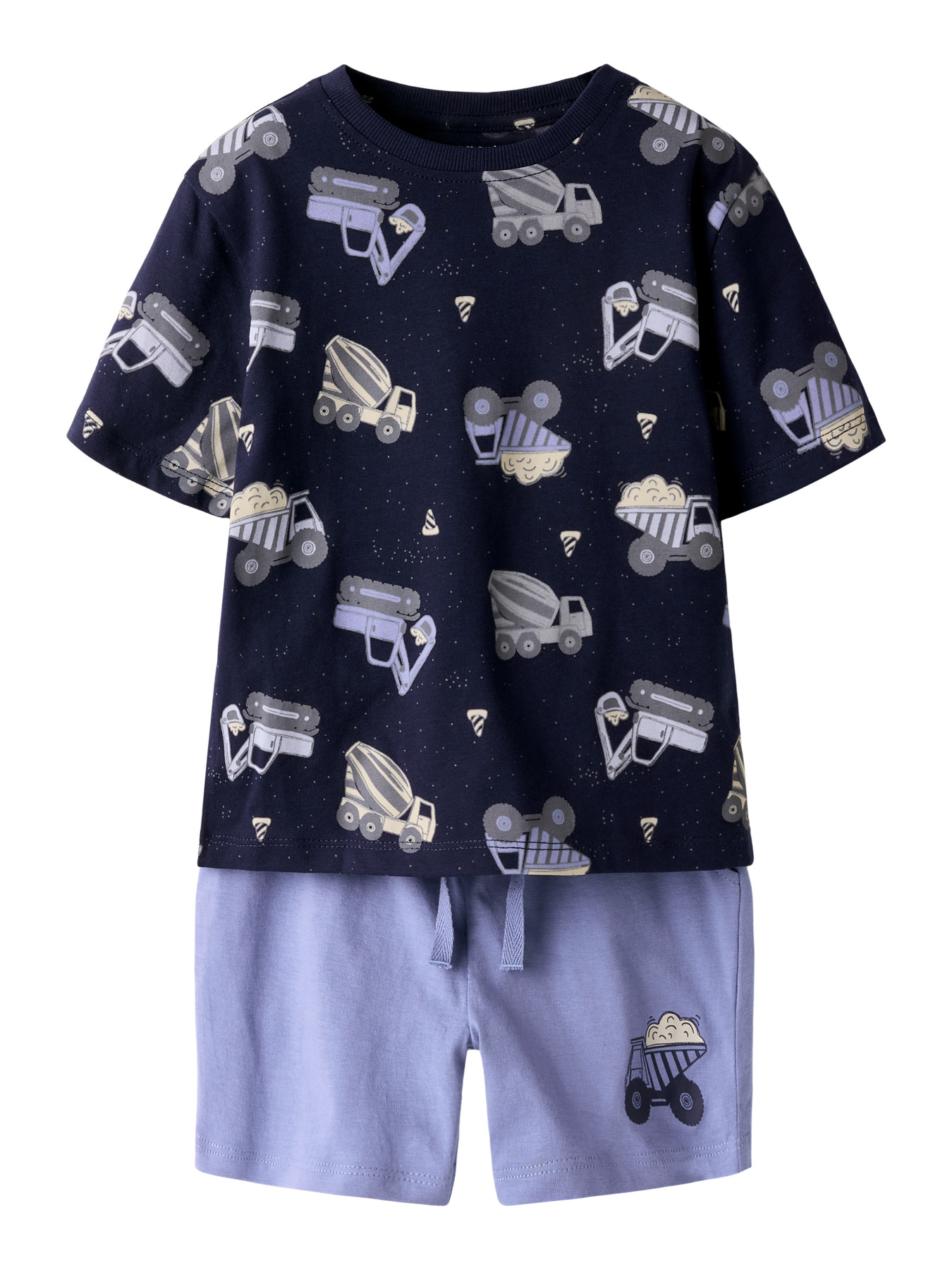 NAME IT Shorts og T-shirt Sæt Hector Navy Blazer billede