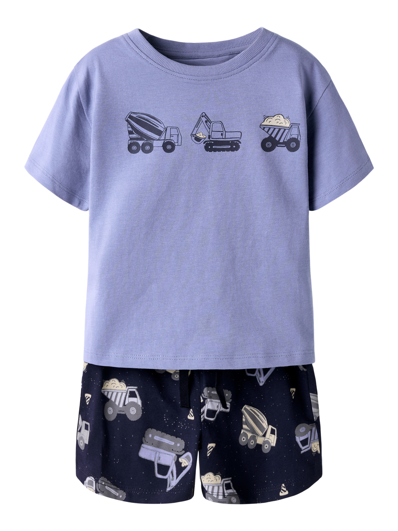 NAME IT Shorts og T-shirt Sæt Hector Infinity