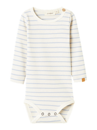 LIL ATELIER Langærmet Body Geo Zen Blue