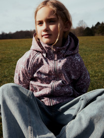 NAME IT Softshell Jakke Alfa08 Grape Shake Dreamy Floral