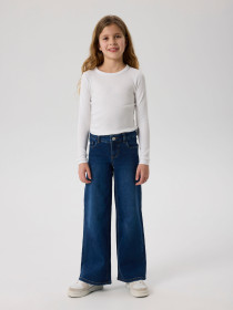 NAME IT Jeans Wide Polly Dark Blue Denim