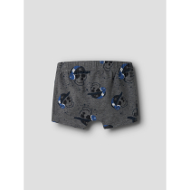 NAME IT 3-Pak Boxershorts Dark Grey Mel 