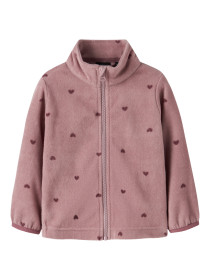 NAME IT Fleece Jakke Spektra Woodrose