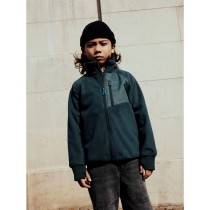 NAME IT Vindtæt Fleece Jakke Move03 Green Gables