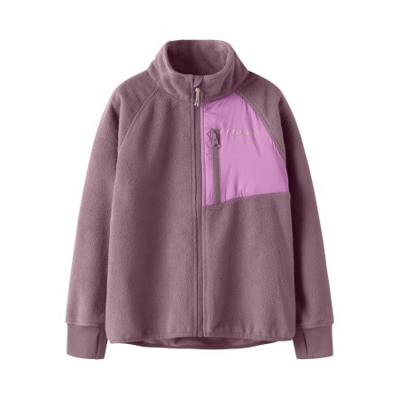 NAME IT Vindtæt Fleece Jakke Move03 Grape Shake