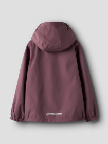 NAME IT Nknmizzle05 Rain Jacket Fo - Plum Wine
