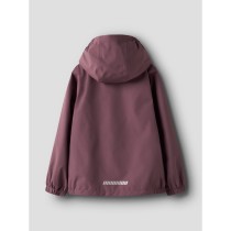 NAME IT Nknmizzle05 Rain Jacket Fo - Plum Wine