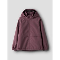 NAME IT Regnjakke Mizzle Plum Wine