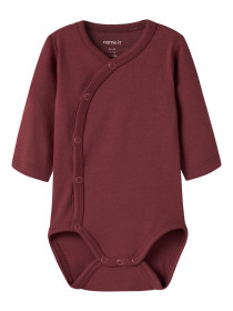 NAME IT Wrap Body Vulla Oxblood Red