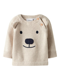 NAME IT Striktrøje Ready Peyote Melange