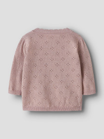 NAME IT Glimmer Strik Cardigan Rolia Keepsake Lilac