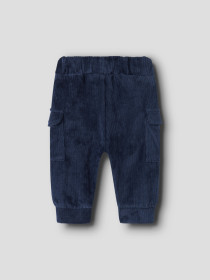 NAME IT Velour Bukser Ronny Navy Blazer