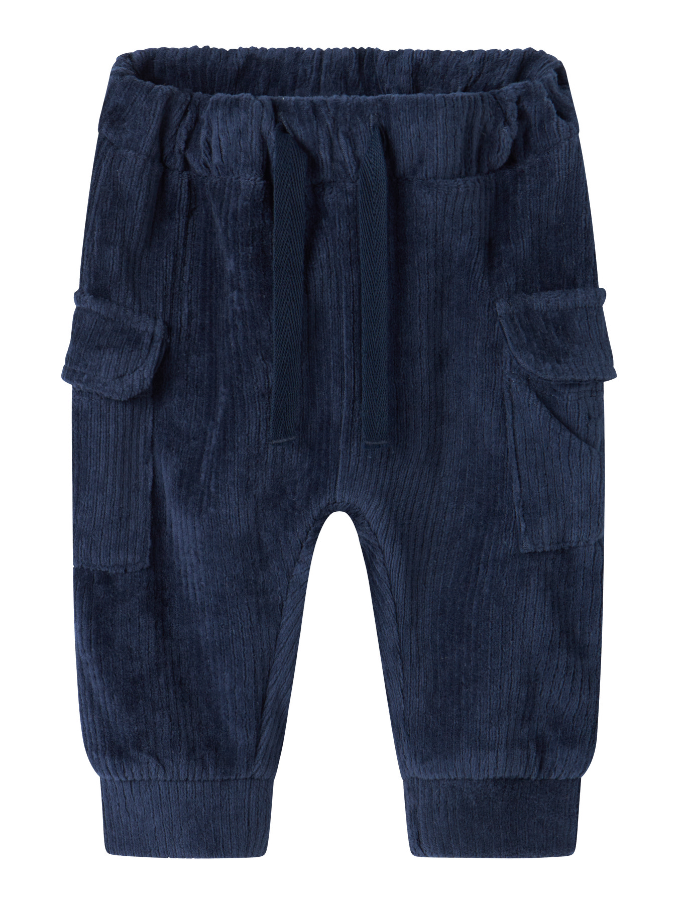 NAME IT Velour Bukser Ronny Navy Blazer