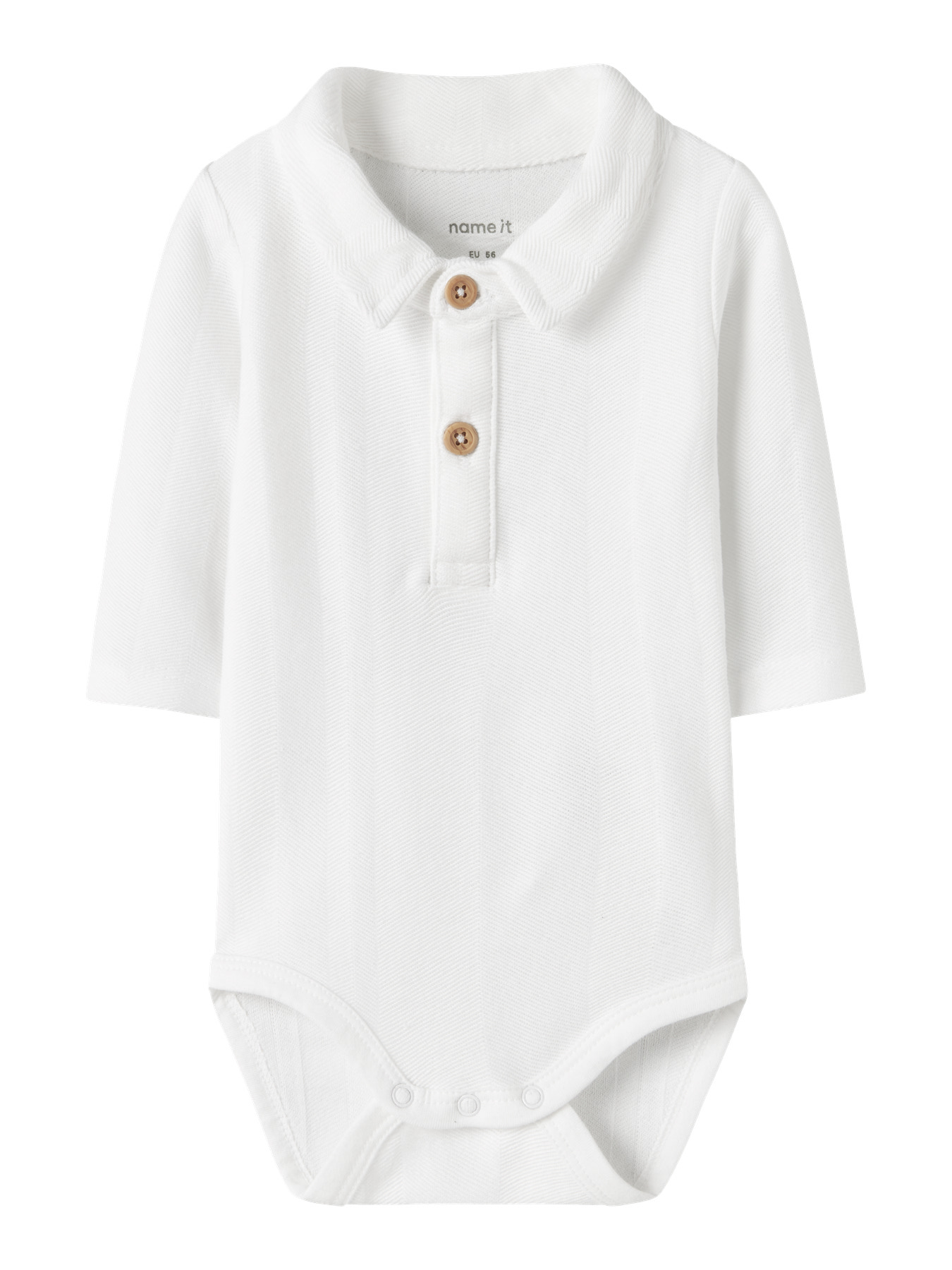 Name It Polobody l/æ - NbmRobo - Bright White