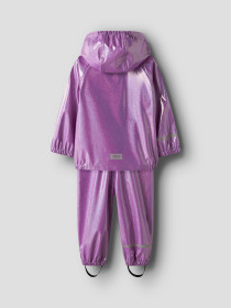 NAME IT Regntøj Dry10 Glitter Iris Orchid