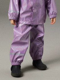 NAME IT Regntøj Dry10 Glitter Iris Orchid