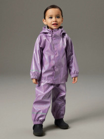 NAME IT Regntøj Dry10 Glitter Iris Orchid