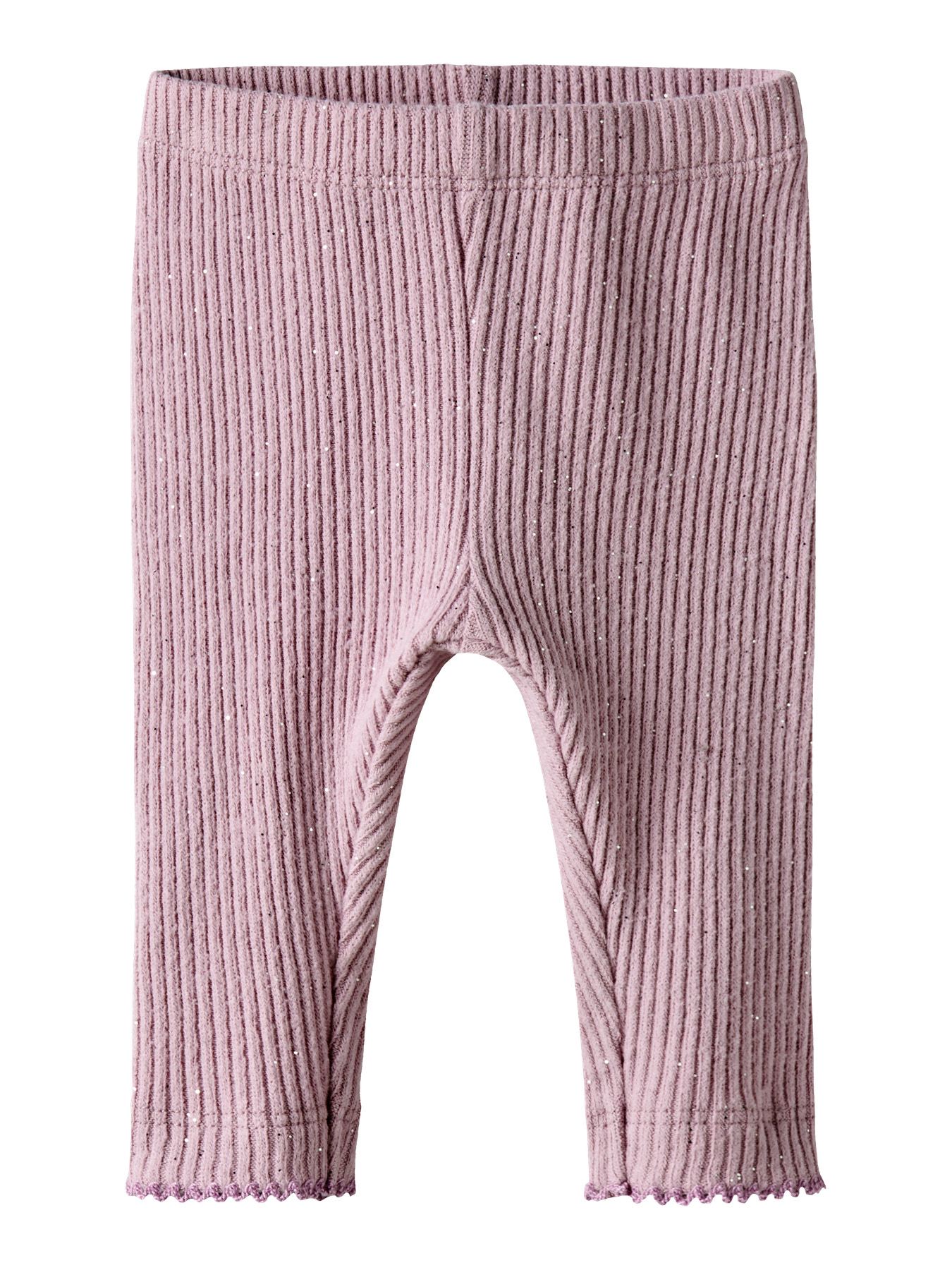 Name It Leggings Keepsake Lilac Med Ribstruktur - Str. 1m 56cm