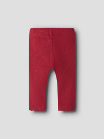 NAME IT Glimmer Leggings Rosally Jester Red
